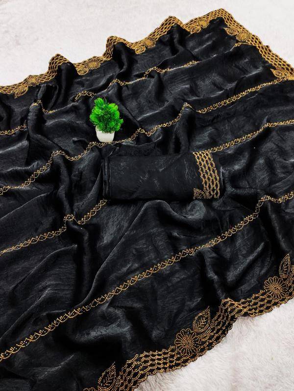 GC siroski dimond work Saree wholesale market in Mumbai